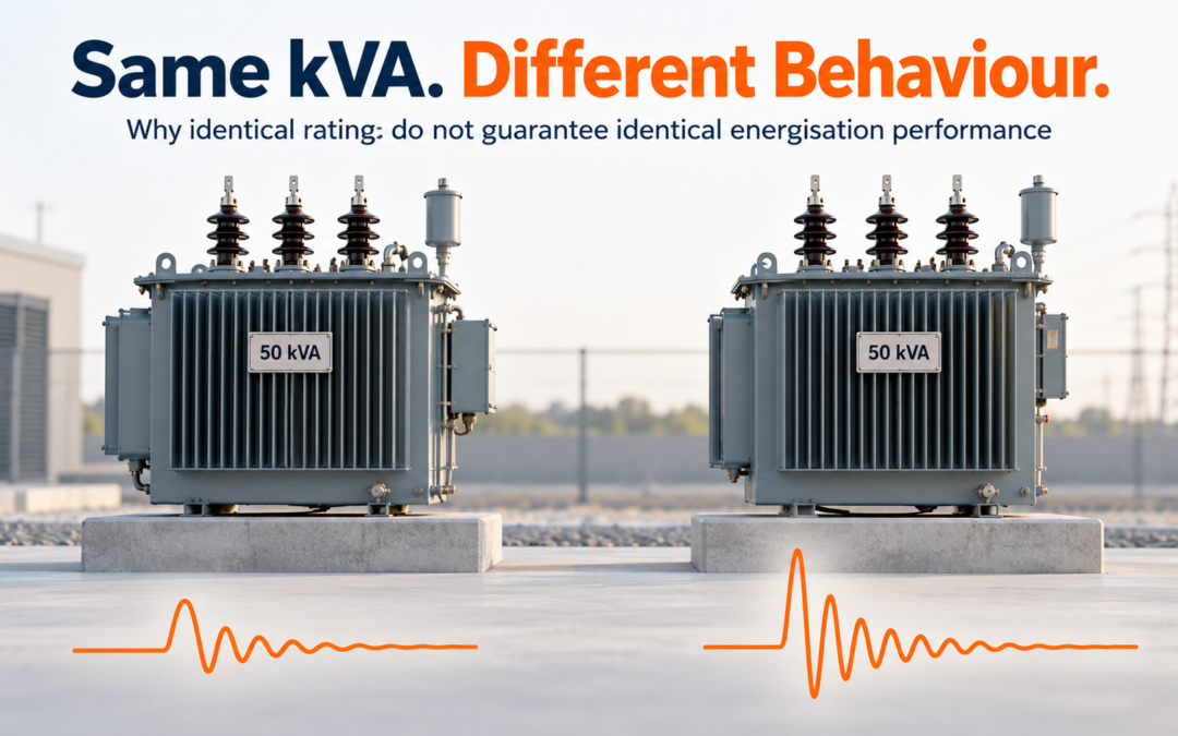Why Two Transformers with the Same kVA Rating Can Have Very Different Inrush Currents